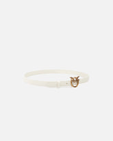 Fine ceinture Love Birds en cuir 2cm - | Pinko