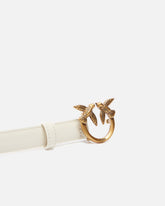 Fine ceinture Love Birds en cuir 2cm - | Pinko
