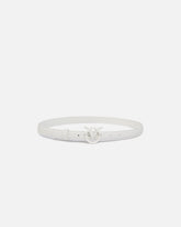 Thin colour-block Love Birds leather belt 2cm - | Pinko