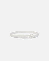 Thin colour-block Love Birds leather belt 2cm - | Pinko