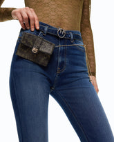 Jeans flared con cintura - | Pinko