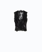 Gilet en dentelle florale de Valenciennes - | Pinko