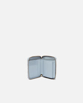 Cartera cuadrada de piel con cremallera circundante - | Pinko