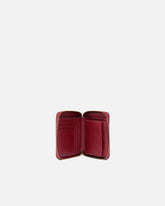Cartera cuadrada de piel con cremallera circundante - | Pinko
