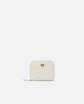Square wallet in Monogram imprinted leather - | Pinko