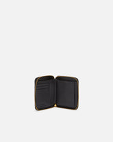 Square wallet in Monogram imprinted leather - | Pinko