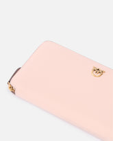 Portafoglio zip-around in pelle - | Pinko