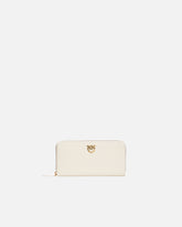 Portafoglio zip-around in pelle - | Pinko