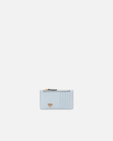 Porta carte con zip - Azzurro | Pinko