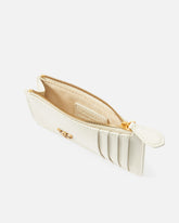 Porta carte chevron con zip - | Pinko