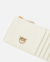 Porta carte chevron con zip - | Pinko