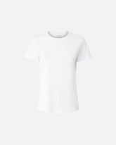 Short-sleeved T-shirt with embroidered logo - | Pinko