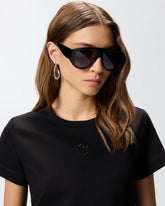 T-shirt con logo Love Birds - | Pinko