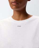 T-shirt à logo imprimé - | Pinko