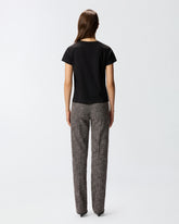 T-shirt z nadrukiem logo - | Pinko