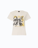 T-shirt stampa fiocco Too Chill To Conform - | Pinko