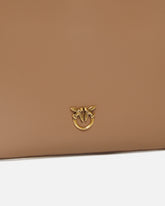 Borsa media a spalla Flat Love Bag Simply - Beige | Pinko