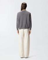 Sweatshirt with Love Birds jewel maxi embroidery - | Pinko