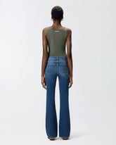 Jeans flared in denim stretch - | Pinko