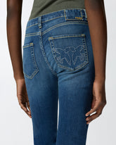 Jeans flared in denim stretch - | Pinko