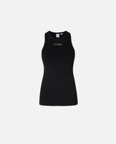 Top logato a costine - | Pinko
