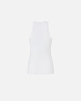 Rippen-Tanktop mit Logo - | Pinko