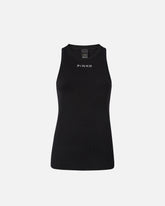 Ribbed vest top - | Pinko