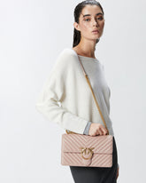 Borsa media a tracolla Love Bag One Chevron - | Pinko