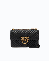 Borsa media a tracolla Love Bag One Chevron - Nero | Pinko