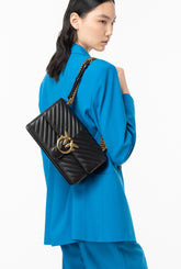 Borsa media a tracolla Love Bag One Chevron - Nero | Pinko