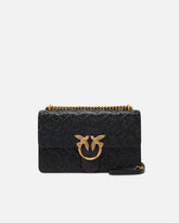 Borsa Love Bag a tracolla in pelle con logo - | Pinko
