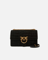 Borsa a tracolla media Love Bag One in pelle stampa coccodrillo - | Pinko