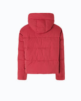 Piumino con cappuccio in tela tecnica - | Pinko
