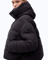 Technical canvas jacket with hood - | Pinko