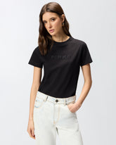 T-shirt ricamo logo PINKO - | Pinko
