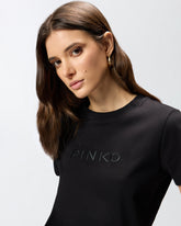 T-shirt ricamo logo PINKO - | Pinko