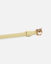Thin belt with Love Birds buckle, 1cm - | Pinko