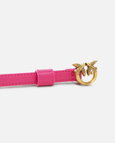 Thin belt with Love Birds buckle, 1cm - | Pinko