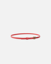 Cintura sottile fibbia Love Birds 1cm - Rosso | Pinko