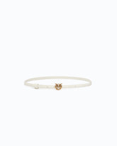 Thin belt with Love Birds buckle, 1cm - | Pinko