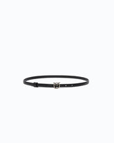 Cintura sottile fibbia Love Birds 1cm - Nero | Pinko