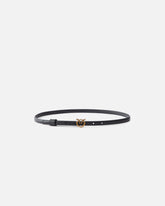 Cintura sottile fibbia Love Birds 1cm - Nero | Pinko