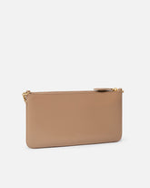Horizontal Flat Bag in leather - | Pinko