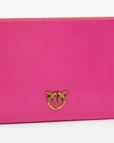 Horizontal Flat Bag ze skóry - | Pinko