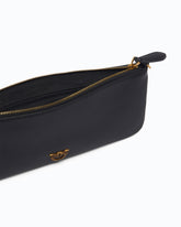 Horizontal Flat Bag in pelle - Nero | Pinko