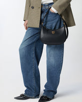 Bolso pequeño de hombro Love Bag Half Moon Simply - | Pinko