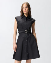 Robe chemise avec ceinture Love Birds - | Pinko