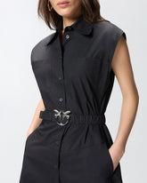 Robe chemise avec ceinture Love Birds - | Pinko