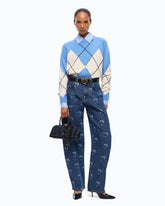 Jeans con logo Love Birds all over - | Pinko