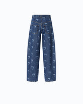 Jeans con logo Love Birds all over - | Pinko